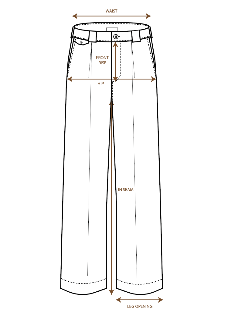 Pleated Chino Trouser