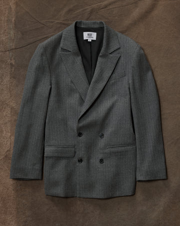 Grey Pinstripe