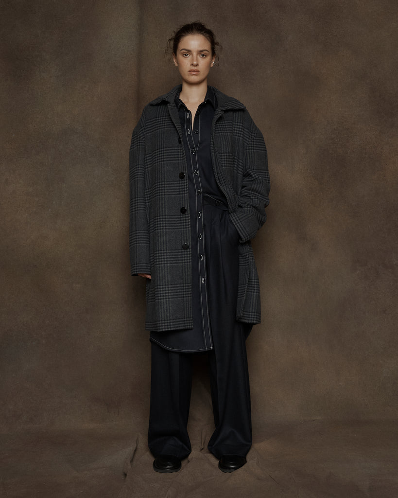 Womens Charcoal/Navy