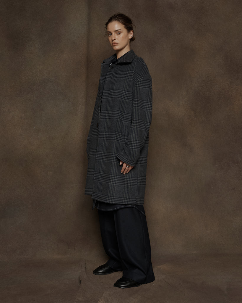 Womens Charcoal/Navy