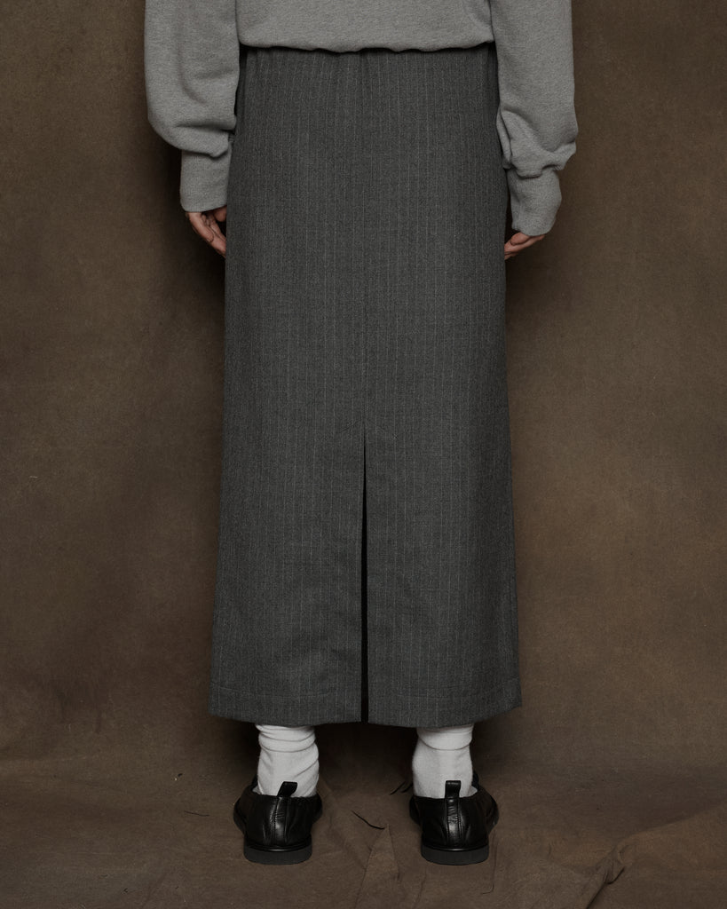 Womens Grey Pinstripe