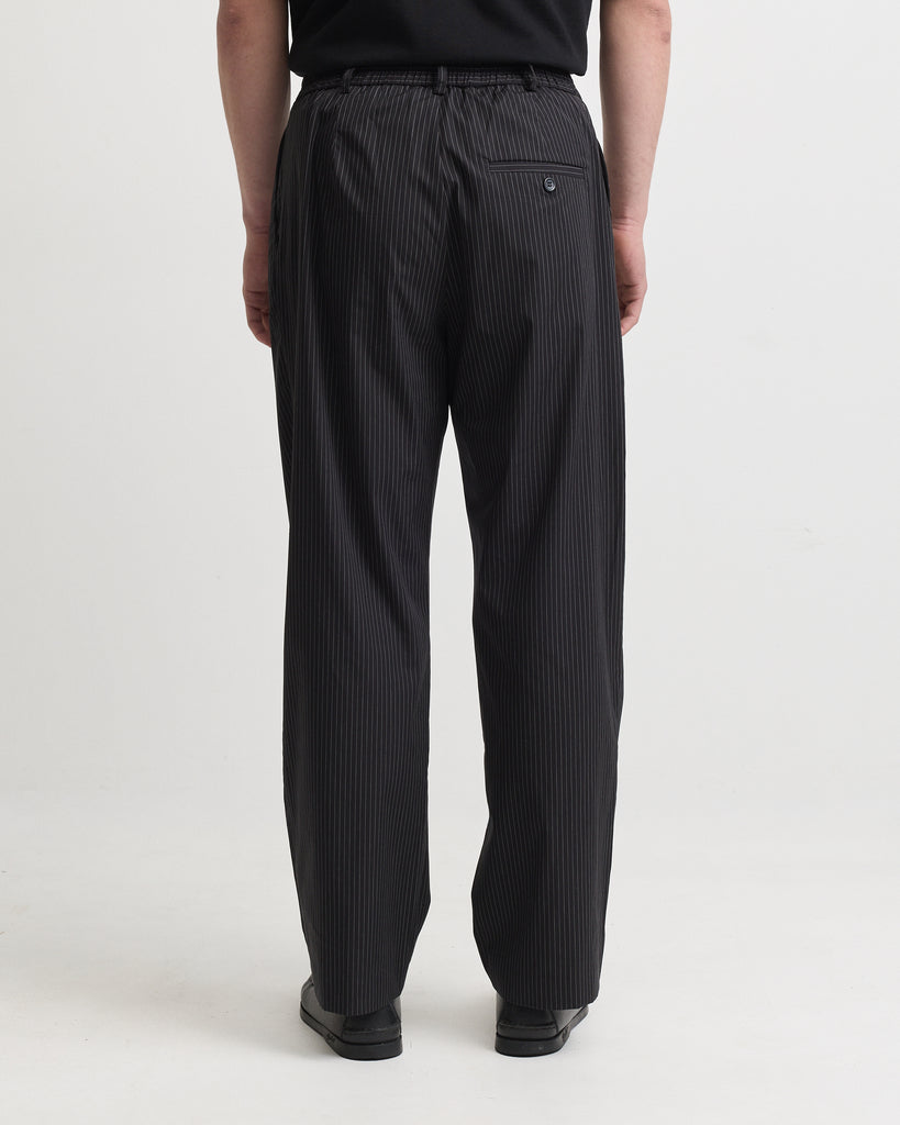 Mens Black Pinstripe