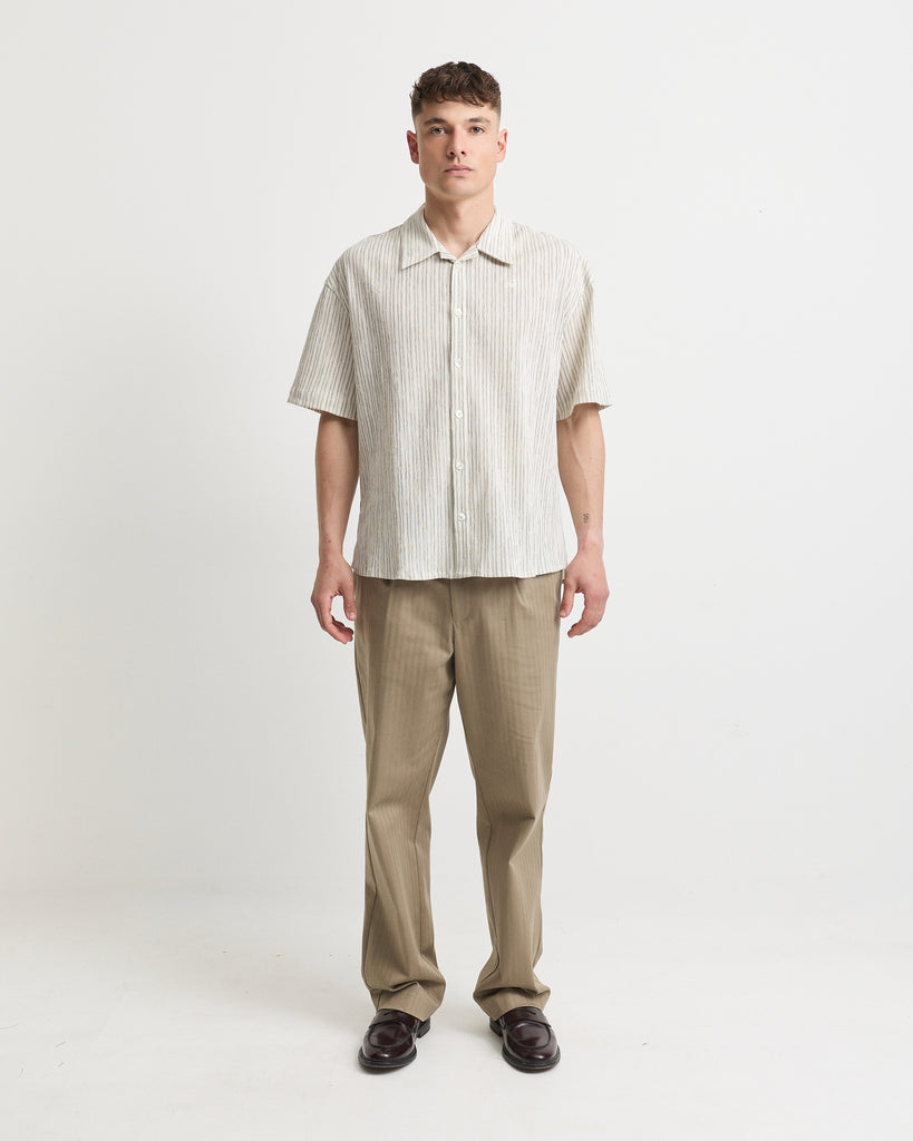 Mens Off White Stripe