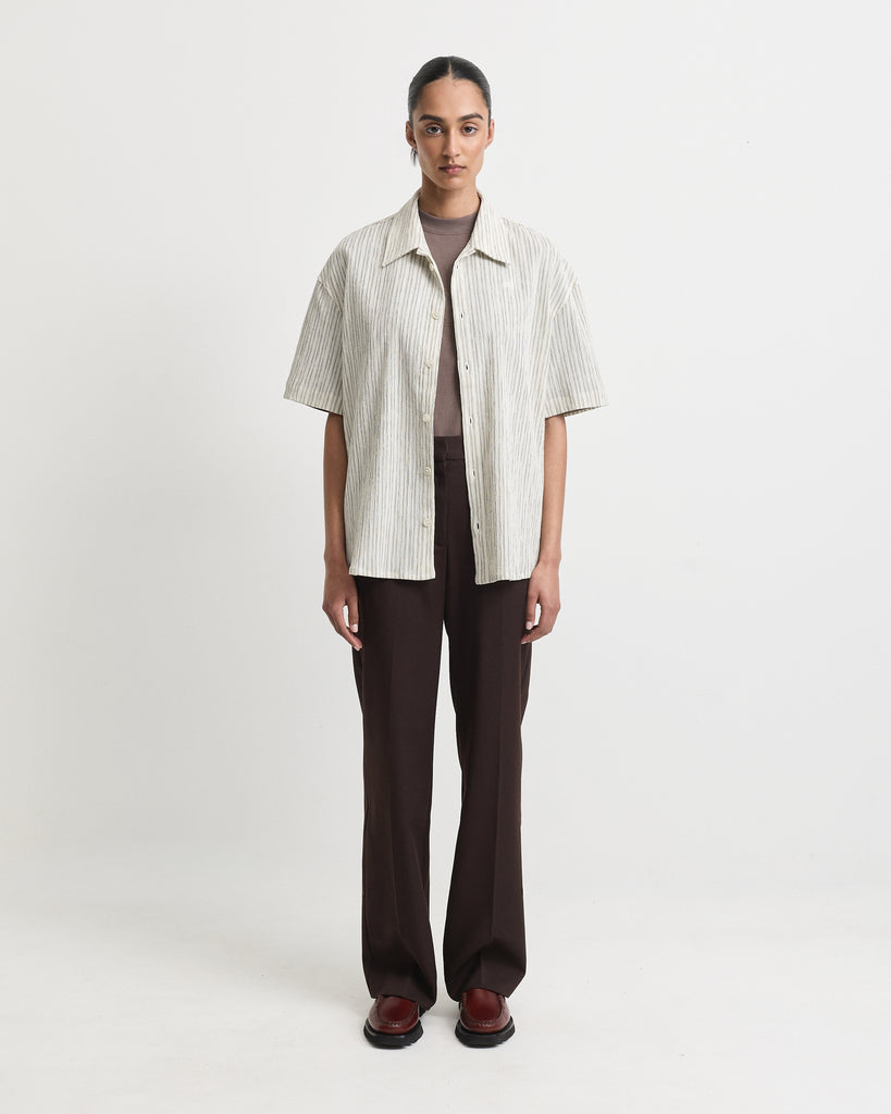 Womens Off White Stripe