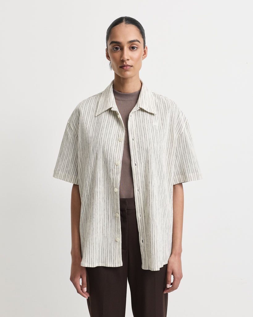 Womens Off White Stripe