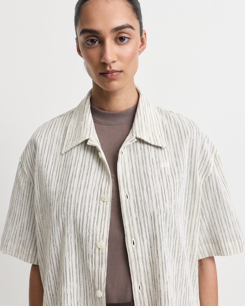 Womens Off White Stripe