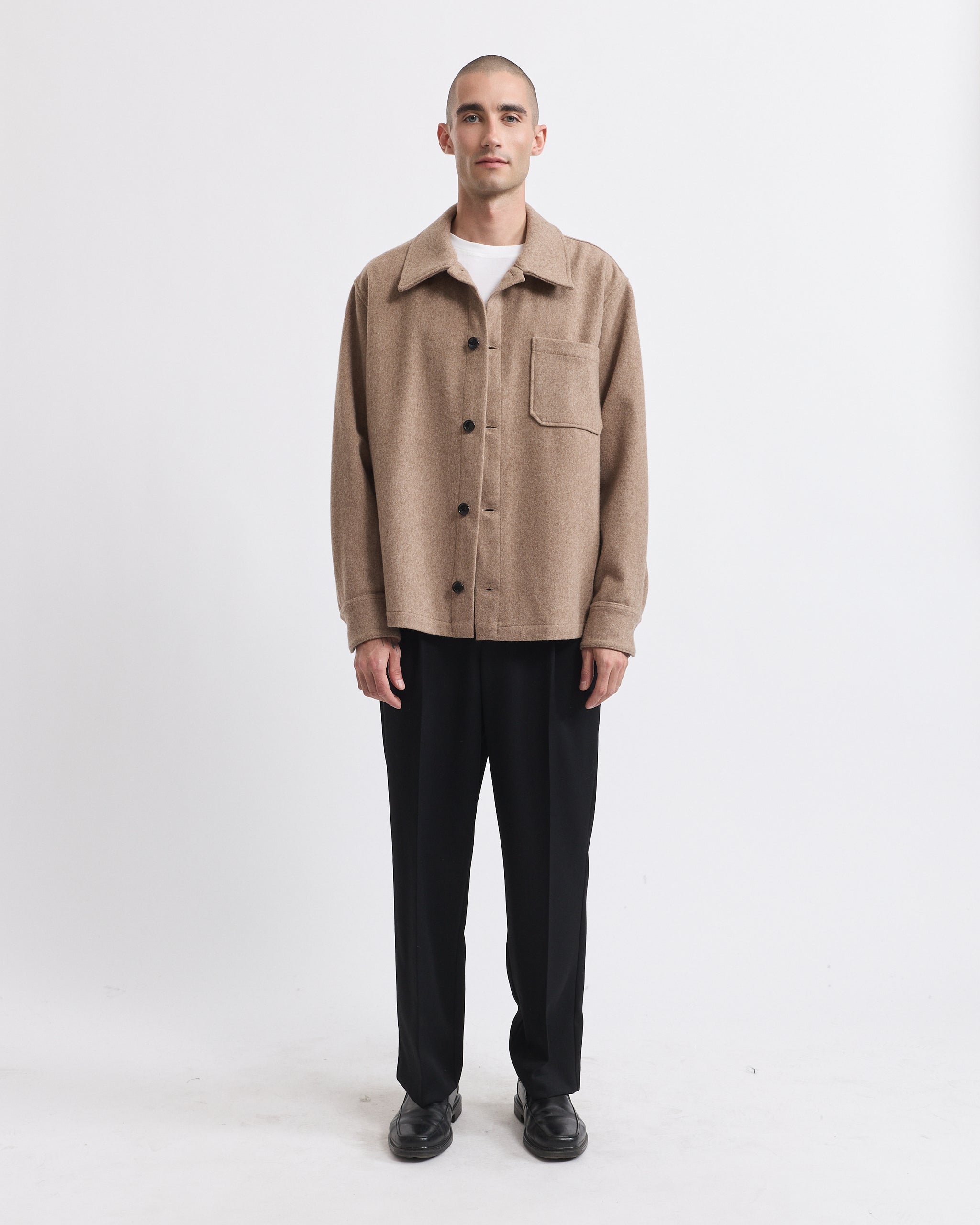 WOOL CHORE SHIRT JACKET – BEST