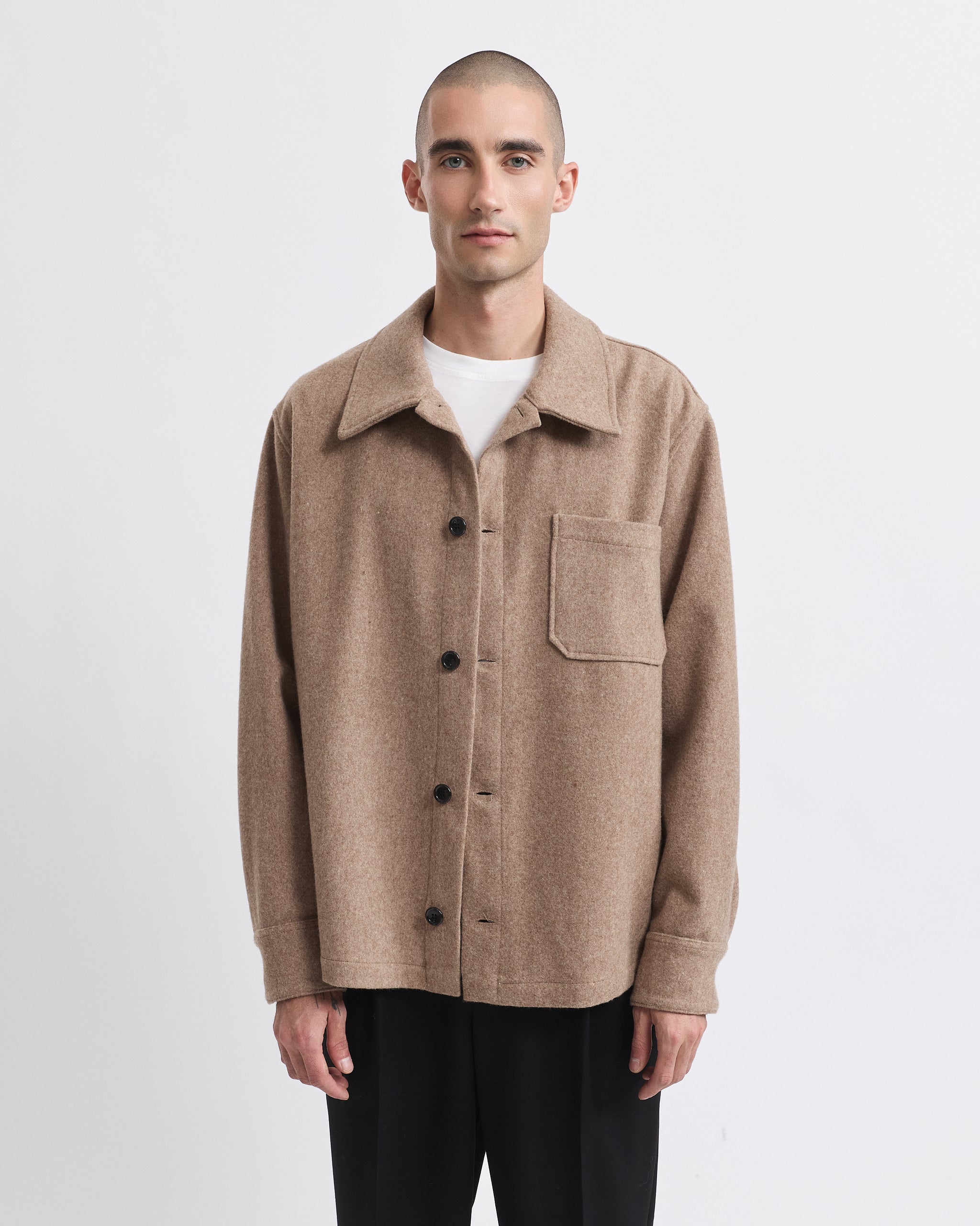 WOOL CHORE SHIRT JACKET – BEST